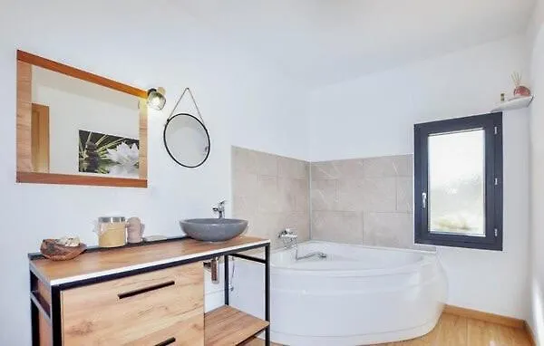L'auberge Du Chateau Avec Ca Piscine Feriehus Tournissan